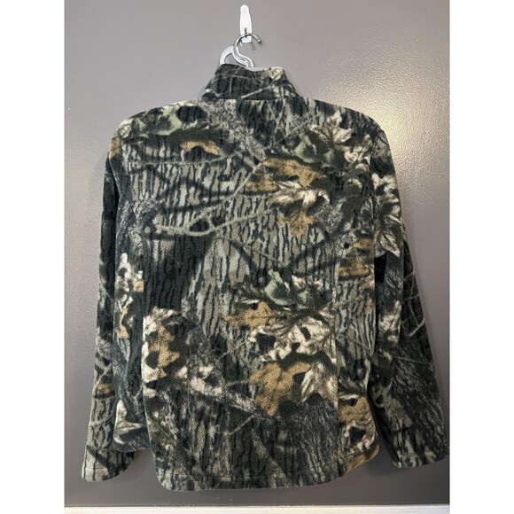 L.L.Bean Jacket Womens Extra Large Camo Polartec Fleece Full Zip Maine Hunting - Picture 5 of 8
